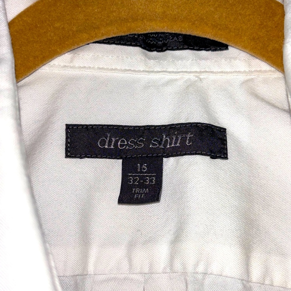 Adult Small White Dress Shirt